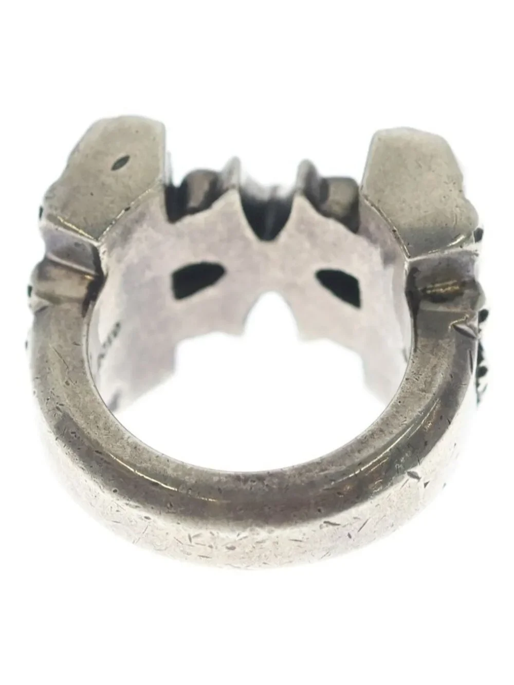 Chrome Hearts Deco CH Plus Silver Ring